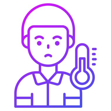 hasta kişi Modern kavramlar tasarım, vektör illüstrasyonu