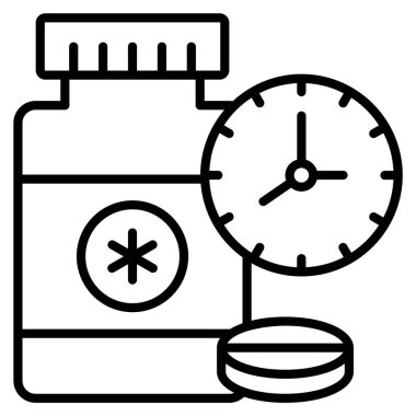 ilaç kavanozu Modern kavramlar tasarım, vektör illüstrasyonu