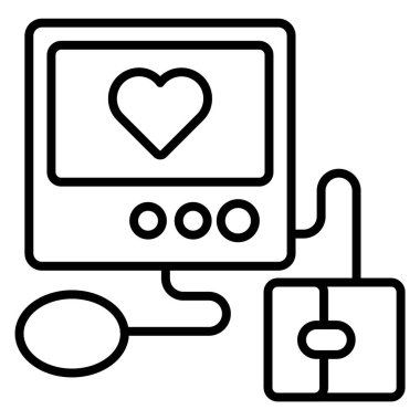 Kan basıncı ölçer Modern kavramlar tasarım, vektör illüstrasyonu