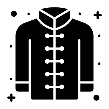 Çin kültürel elbise vektör tasarımı modada