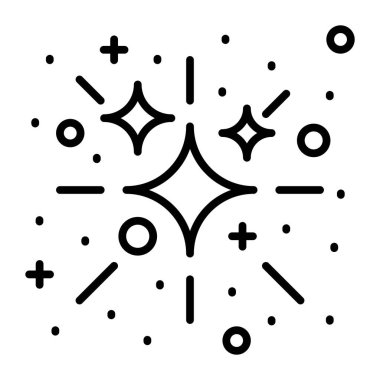 Havai fişek kutlama vektör tasarımı, modern biçim