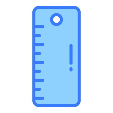 cetvel vektör çizgisi simgesi, okul ve eğitim simgesi