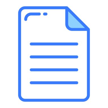 belge vektör çizgisi simgesi, okul ve eğitim simgesi