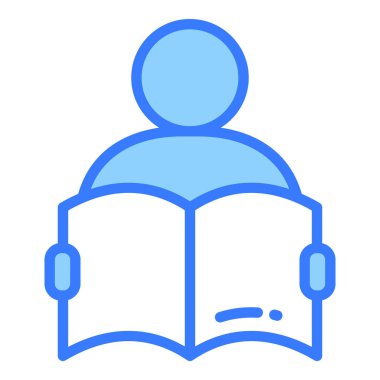 öğrenci vektör çizgisi simgesi, okul ve eğitim simgesi