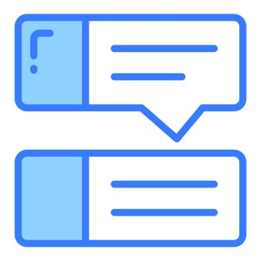 sohbet vektör çizgisi simgesi, okul ve eğitim simgesi