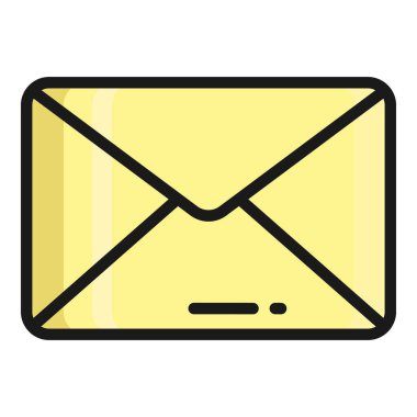 Sonraki zarf vektör düz simgesi, okul ve eğitim simgesi