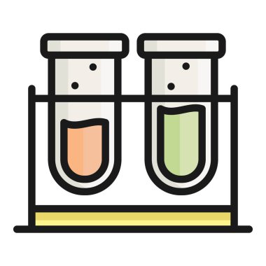 beher vektörü düz simgesi, okul ve eğitim simgesi