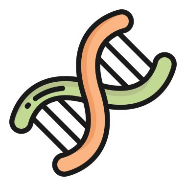 Genler vektör düz simgesi, okul ve eğitim simgesi