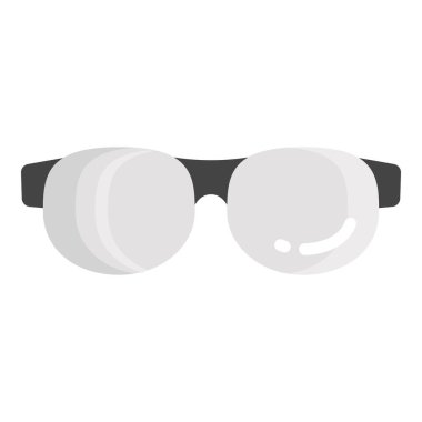 gözlük vektör düz simgesi, okul ve eğitim simgesi