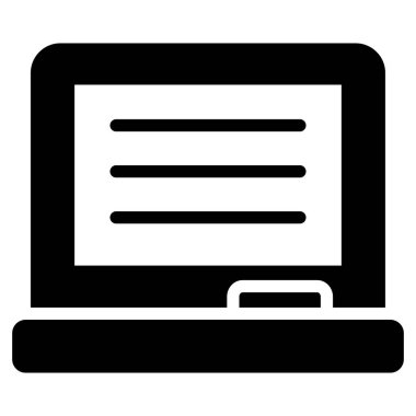 beyaz tahta vektör simgesi, okul ve eğitim simgesi