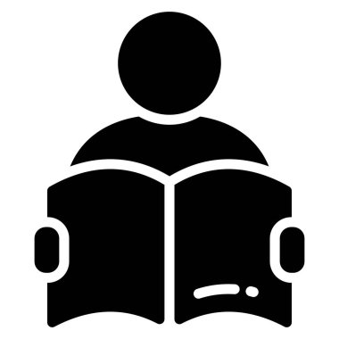 öğrenci vektör simgesi, okul ve eğitim simgesi