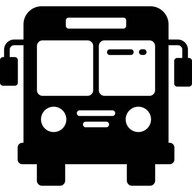 okul servisi vektör simgesi, okul ve eğitim simgesi