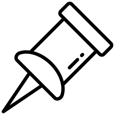 itme vektör çizgisi simgesi, okul ve eğitim simgesi