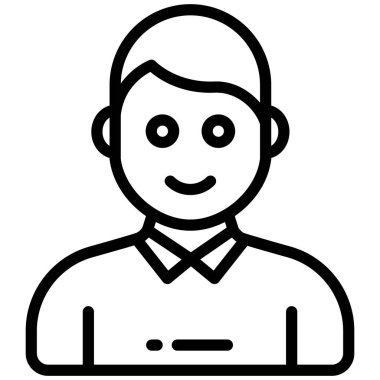 öğrenci vektör çizgisi simgesi, okul ve eğitim simgesi