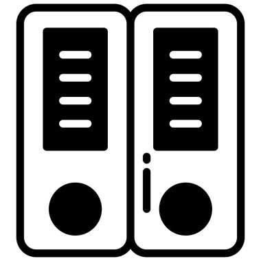 dosya vektör simgesi, okul ve eğitim simgesi