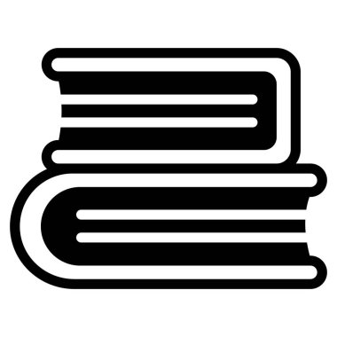 kitap vektör simgesi, okul ve eğitim simgesi