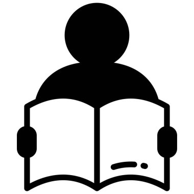 öğrenci vektör simgesi, okul ve eğitim simgesi