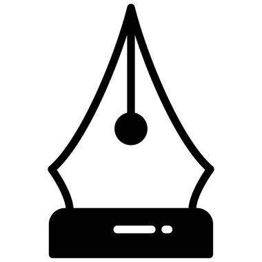 kalem vektör simgesi, okul ve eğitim simgesi