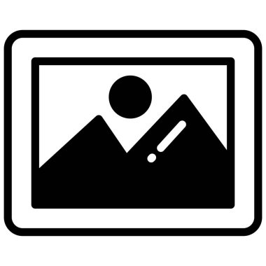 resim vektör simgesi, okul ve eğitim simgesi