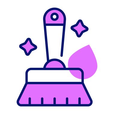 Room brush vector design in trendy style
