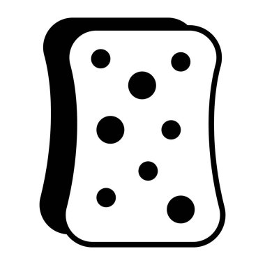 A beautifully designed cleaning sponge vector, hygiene concept