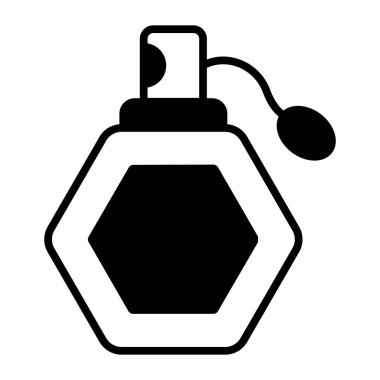 Perfume bottle vector design denoting fragrance