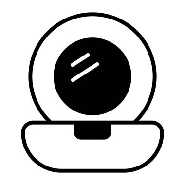 Face powder, beautiful vector design of compact powder