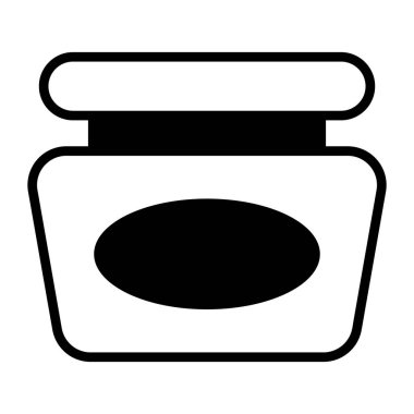 Beauty cream jar vector design, makeup product