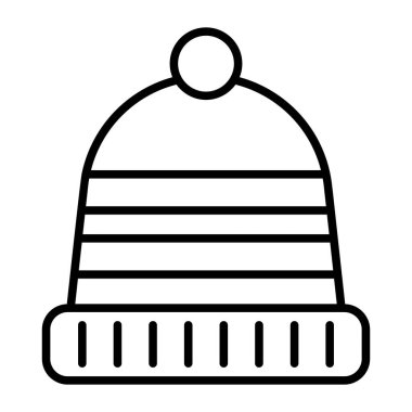 A well design beanie cap vector, winter cap in amazing style