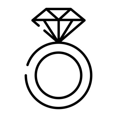 Amazing vector design of diamond ring, wedding ring