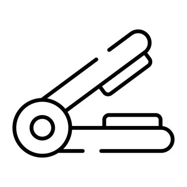 Hair straightener vector design, beauty and fashion