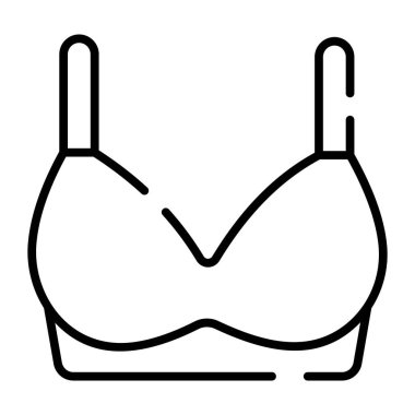 Bra vector icon design, ladies undergarments