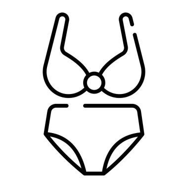 Ladies under garments vector design isolated on white background