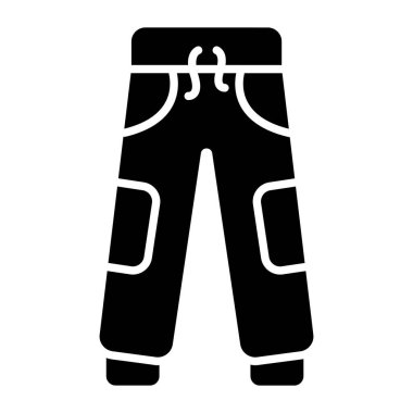 Trousers vector icon design in modern and trendy style