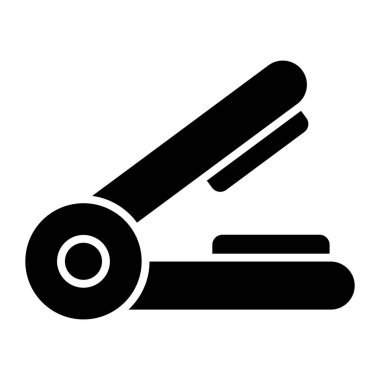 Hair straightener vector design, beauty and fashion