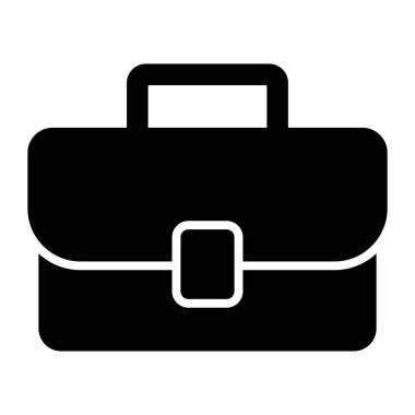 Briefcase vector design in trendy and modern style