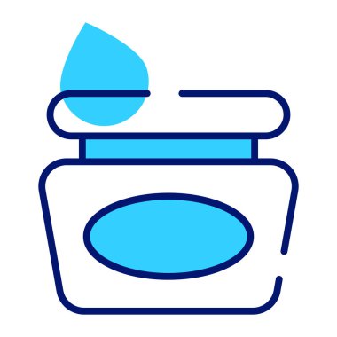 Beauty cream jar vector design, makeup product