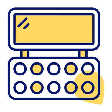 Makeup kit vector icon design, trendy style of eyeshade kit