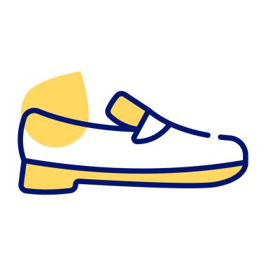 A trendy vector icon design of shoe, beauty and fashion