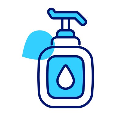 Liquid hand wash icon design, hand sanitizer dispenser