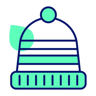 A well design beanie cap vector, winter cap in amazing style