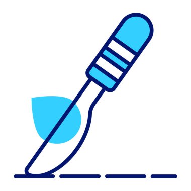 An amazing vector design of scalpel, surgical tool icon