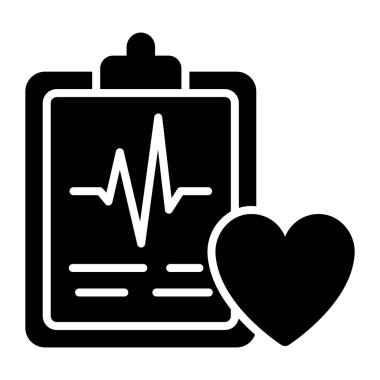 Trendy vector icon of health report, editable icon in modern style