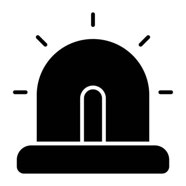 Premium vector design of emergency siren, easy to use icon