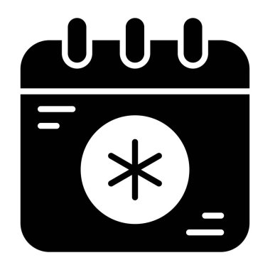 Calendar inside medical sign showing concept of medical appointment vector