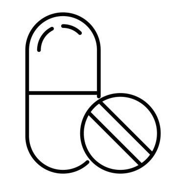 Drugs vector icon design in modern and trendy style