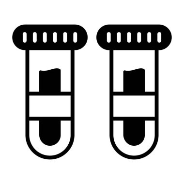 Amazing vector of Test tubes having liquid showing concept of experiment