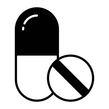 Drugs vector icon design in modern and trendy style