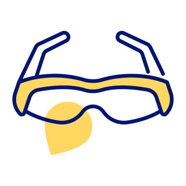 Trendy vector of sunglasses in modern style, protective eyewear