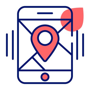 Check this amazing vector of mobile navigation, easy to download